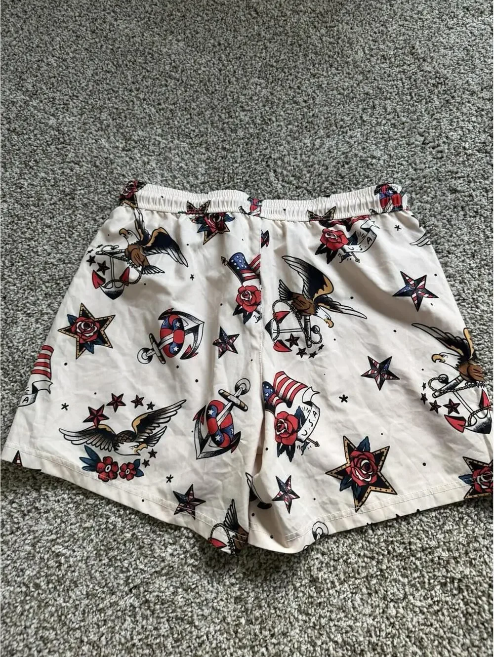 AMERICANA | 4TH OF JULY, PATRIOTIC EAGLES maamgic Mens 5.5 Inch Swim Trunks - Picture 3 of 3